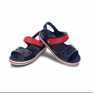 Crocs / Crocband Sandal Kid / Navy Red 10 toddler